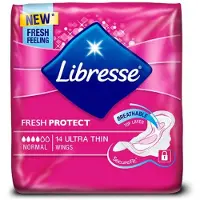 Libresse 16x Ultra+ Regular Maandverband Met Vleugels 14 Stuks