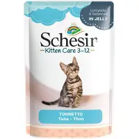 Schesir Kattenvoer Kitten 3-13 Tonijn In Gelei 85 Gr
