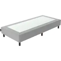 Mörgenn Ideal Boxspring - Losse Box - Luxe Bonellvering - Hotelkwaliteit - Lichtgrijs - 120x210 cm - 20cm hoog