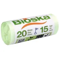 Bioska Afvalzakken 20 Liter 15 Stuks