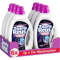 Frisse Reus Zwarte Reus Gel - Vloeibaar Wasmiddel - Voordeelverpakking - 6 x 19 Wasbeurten