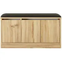 Kalune Design Schoenenkast Shanghai | mdf naturel 89.6x45.8x35.5 cm schoenenkasten | NADUVI