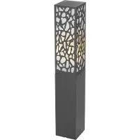 QAZQA Modern buiten paaltje zwart 60 cm IP44 - Nicole