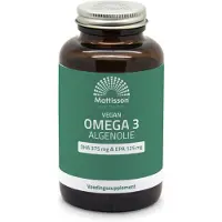 Mattisson 2x HelathStyle Vegan Omega 3 Algenolie 375 DHA 125 EPA 180 vegacapsules