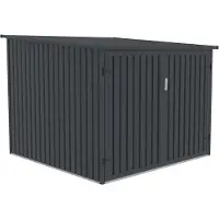 Fornorth Fietsenberging Voor Vier Fietsen 203x198x157cm, Donkergrijs