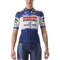 Castelli Competizione 2 Soudal Quick Step 2023 Blue Women's Short Sleeve Jersey
