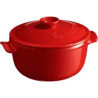 Emile Henry Braadpan voor rundvlees, Ø 24 cm, 4 liter, Grand Cru, modelnummer EH 4540