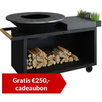 Ofyr Island Black 100 PRO donkergrijs keramiek