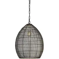 Light & Living Hanglamp Meya Zwart D 40 H 53 Cm