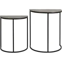 Light & Living bijzettafel peto 46x30.5x55cm - set van 2