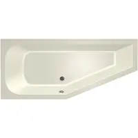 Xenz Lagoon Compact badkuip links 160x75x40cm pergamon