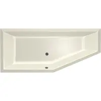 Xenz Ligbad beterbad society compact links 180x80x44 cm pergamon