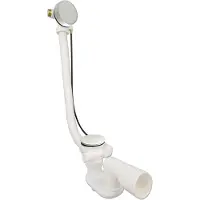 Xenz Luxe badafvoer/vulcombinatie (ABS) wit mat