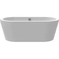 Xenz Vrijstaand Ligbad Noa 170 x 80 Cm Wit Afvoer Wit