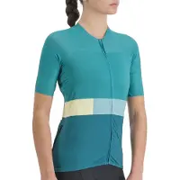 Sportful Snap Vrouwen Trui Korte Mouw Groen || Maat: S