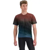 Sportful Flow Giara Technisch T-shirt Blauw/Rood || Maat: L