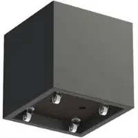 HetTuinstel.nl Polyester plantenbak 70x70x70cm - Met wielen