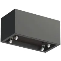 HetTuinstel.nl Polyester plantenbak 100x50x50cm - Met wielen