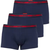 HUGO Boxershorts nachtblauw / rood / zwart