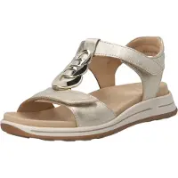 Ara 1234826 - Platte sandalenDames Sandalen - Kleur: Metallics - Maat: 41