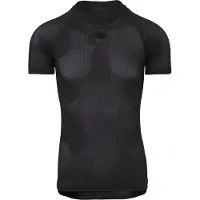 Agu Ondershirt Unisex Seamless Baselayer Short Sleeve Summerday Black-XXL