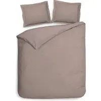 Heckett & Lane Dekbedovertrek Punto Rose-Tan Satijn-140 x 200 / 220 cm | 1-Persoons