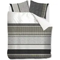 Beddinghouse Dekbedovertrek Benthe Grey Katoen-140 x 200 / 220 cm | 1-Persoons