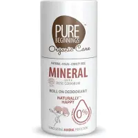 Pure Beginnings - Roll on deodorant - Mineral Rose Geranium