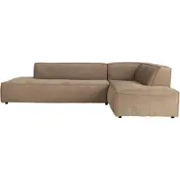 Zuiver Fat Freddy Rib Hoekbank Rechts - Caramel