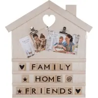Out of the blue OOTB - Wit Houten Huis met 90 Letters - Letterbak