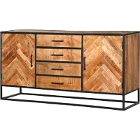 Starfurn Dressoir Arlington | 165 cm (Naturel, 165x85x45cm)