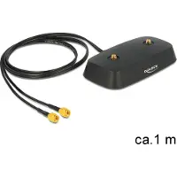 DeLOCK Antenne basis LTE MIMO voor 2 SMA antennes - 1 meter