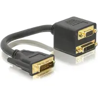 DeLOCK adapter, DVI-29 stekker naar DVI-29 + [aansluiting/uitgang]