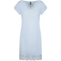 Lingadore Night Nachthemd Ballad Blue | Maat: XS | Kleur: Baby Blauw