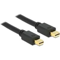 DeLOCK Mini DisplayPort kabel - versie 1.2 (4K 60 Hz) / zwart - 5 meter