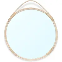 Artichok Lux ronde rattan spiegel 50 cm