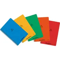 Aurora - Spiraalcarnet 105x160mm ruit 5x5mm 120vel 60gr assorti | 1 stuk | 20 stuks