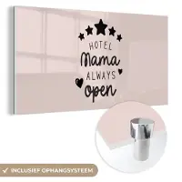 MuchoWow Spreuken - Quotes Hotel Mama Always Open - Mama cadeau - Moeder - Moederdag - Liefste mama