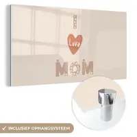 MuchoWow Spreuken - Quotes I Love Mom - Moeder - Liefste mama - Moederdag cadeautje