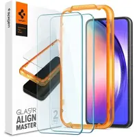 Spigen GLAStR EZ Fit Screenprotector 2 Pack + Applicator voor de Samsung Galaxy A54 (5G)