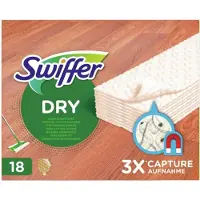 Swiffer 12x Swiffer Droge Vloerdoekjes Houten Vloeren 18 Stuks