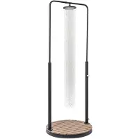 Blumfeldt Sumatra Falls Round buitendouche WPC aluminium Ø 80 cm rond