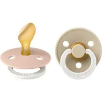 BIBS 2 Anatomical Glow Blush/Vanilla | 2 stuks