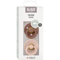 BIBS Fopspeen 6-18 Maanden Symmetrical Blush/Woodchuck
