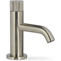 BLUE LABEL Brondby Facet Fonteinkraan - Geborsteld Nikkel PVD - Zonder Waste - Messing - Kranen, Fonteinkranen, Opbouw Fonteinkranen - 8711802005040