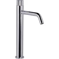 BLUE LABEL Brondby Facet Wastafelkraan Highriser - Chroom - Zonder Waste - Messing - Kranen, Wastafelkranen, Opbouw Wastafelkranen - 8711802004531
