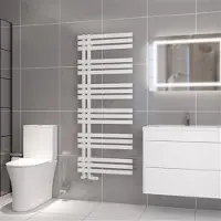 Eastbrook Hurley handdoekradiator 60x150cm 768W wit mat