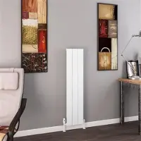 Eastbrook Charlton radiator 30x120cm aluminium 585W wit mat