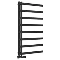 Eastbrook Platani handdoekradiator 60x115cm 535W zwart mat