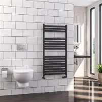 Eastbrook Defford handdoekradiator 60x120cm 695W antraciet